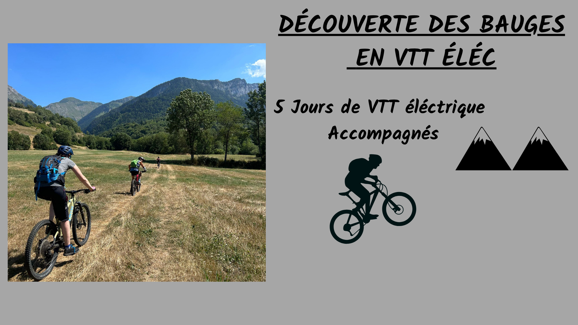 séjour en VTT électrique